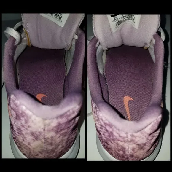 NIKE Flex Experience RN 6 Iced Lilac Bright Mango Running Shoes Sneakers US 8.5 - Picture 8 of 13